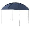 Toldo Para Coche De Poliéster 290x278x230-260 Cm-outsunny. Azul