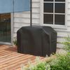 Funda Para Barbacoa De Tela Oxford 124x61x91 Cm-outsunny. Negro