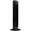 Ventilador De Torre 45w Silencioso De Abs Homcom Ø27x75 Cm Negro