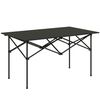 Mesa De Camping Plegable Outsunny Metal 95x55x50 Cm Negro