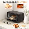 Mini Horno Eléctrico 9l 750w Con Temperatura Ajustable Homcom