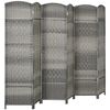 Separador De Ambientes De Polipropileno Homcom 270x1,7x180 Cm Gris