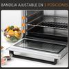 Mini Horno Eléctrico 32l 1600w Con 3 Modos De Calor Homcom