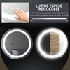 Conjunto 1 Mueble De Baño Con Lavabo+1 Espejo De Baño Con Luz