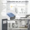 Conjunto 2 Armarios De Baño +1 Mueble Para Debajo Del Lavabo