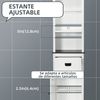 Conjunto 1 Armario Auxiliar De Baño+1 Columna De Baño Blanco Kleankin