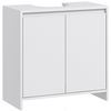 Mueble Bajo Lavabo De Mdf Homcom 60x30x60 Cm Blanco