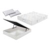 Colchón Airvex Flex Nexus Visco 135x190 + Canapé Abatible Flex Blanco + 2 Almohadas Flex