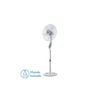 Akunadecor - Ventilador De Pie Metal Blanco Floxo