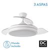 Akunadecor - Ventilador De Techo Metal Blanco Bayomo