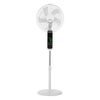 Akunadecor - Ventilador De Pie Metal Blanco Rodium