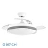 Akunadecor - Ventilador De Techo Metal Blanco Blondi