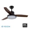 Akunadecor - Ventilador De Techo Metal Negro Kavala