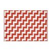 Alfombra Pvc Zig Zag Rj/bl