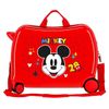 Maleta Infantil 2 Ruedas Multidireccionales Mickey Get Moving Rojo 50cm