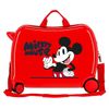 Maleta Infantil 2 Ruedas Multidireccionales Mickey Mouse Fashion Rojo