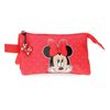 Estuche Minnie Diva Tres Compartimentos