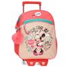 Mochila Minnie Lovin Life 33cm Con Carro