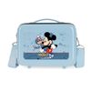 Neceser Abs Mickey Road Trip Adaptable Azul Claro