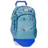 Mochila Escolar Movom wild Flowers Dos Compartimentos Con Carro