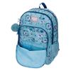 Mochila Escolar Movom wild Flowers Dos Compartimentos Con Carro