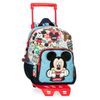 Mochila Mickey Be Cool Preescolar 28cm Con Carro