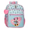 Mochila Escolar Minnie My Happy Place 38cm Adaptable A Carro