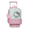 Mochila Preescolar Hello Kitty Paris 28cm Con Carro