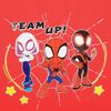 Estuche Spidey And Friends Tres Compartimentos