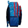 Mochila Escolar Spiderman Totally Awesome 42cm Dos Compartimentos Adaptable A Carro