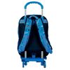 Mochila Escolar Spiderman Totally Awesome 42cm Dos Compartimentos Con Carro