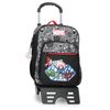 Mochila Escolar Avengers Heroes 38cm Con Carro