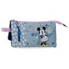 Estuche Minnie Style Tres Compartimentos