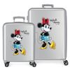 Juego De Maletas Rígidas Disney 100 Joyful  Minnie 55 - 70 Cm