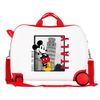 Maleta Infantil Mickey Italy 2 Ruedas Multidireccionales Blanco