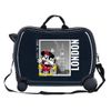 Maleta Infantil Mickey Y Minnie Londres 2 Ruedas Multidireccionales Azul Marino