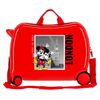 Maleta Infantil Mickey Y Minnie Londres 2 Ruedas Multidireccionales Rojo