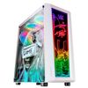 Mars Gaming Mc-art Blanco, Caja Pc Gaming Atx, Cristal Templado Dibujable, Argb 12 Modos