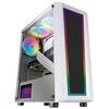 Mars Gaming Mc-art Blanco, Caja Pc Gaming Atx, Cristal Templado Dibujable, Argb 12 Modos