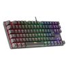 Mars Gaming  Mk80 Negro, Teclado  Mecánico Frgb, Switch Mecánico Rojo, Idioma Español