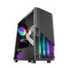 Mars Gaming Mc-x2 Negro, Caja Pc Gaming Atx, Frontal Acero Frgb, 2x Ventilador Frgb 12cm