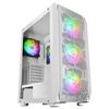 Mars Gaming Mc-kx Blanco, Torre Gaming E-atx, Cpu Freezer, 5 Ventiladores Argb, Mando Rf