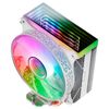 Mars Gaming Mcpu-vr Blanco, Disipador Cpu 180w, Doble Espejo Infinito Argb, 4 Heatpipes