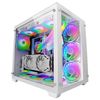 Mars Gaming Mcv3 Blanco, Torre Gaming Custom Xxl E-atx, Doble Ventana Cristal Templado