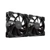 Mars Gaming Mf-prox2 Negro, Kit 2 Ventiladores 120mm, Doble Conexión 3pin + 4pin