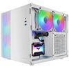 Mars Gaming Mc-400 Blanco, Caja Compacta Micro-atx, 3x Ventiladores Frgb 120mm