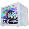 Mars Gaming Mc-400 Blanco, Caja Compacta Micro-atx, 3x Ventiladores Frgb 120mm