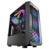 Semitorre Atx Gaming Negra Mars Gaming Mc-tor Frontal Mesh 3x Ventiladores Frgb