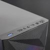 Caja Gaming Compacta Negra Mars Gaming Mc-me Rejilla Mesh Geométrica, 2x Ventiladores Frgb