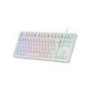 Mars Gaming Mk023, Teclado Gaming Tkl H-mech, Frgb, Anti-ghosting, Blanco, Francés